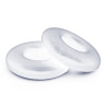 Sport Fucker Lot de 2 Cockrings souples Stacker 20 mm Transparents